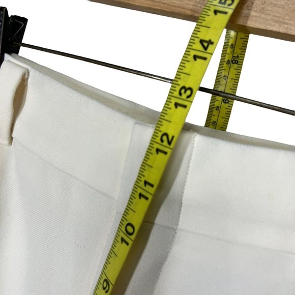 Vintage 70s Levis for Gals Off White Polyester High Rise Wide Leg Pants Size 12 - Picture 8 of 15